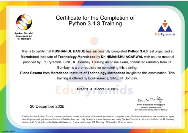 Python Training document